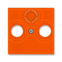 5011H-A00300 66  Kryt zásuvky anténní, s vylamovacím otvorem, oranžová